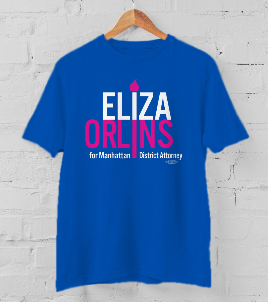 Eliza Orlins For Manhattan District Attorney Campaign Flame T-Shirt