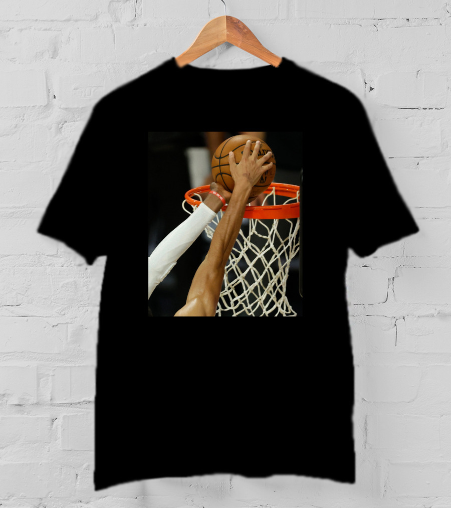 Bam Adebayo Spectacular Block Moment Court Culture Basketball Slam Dunk T-Shirt