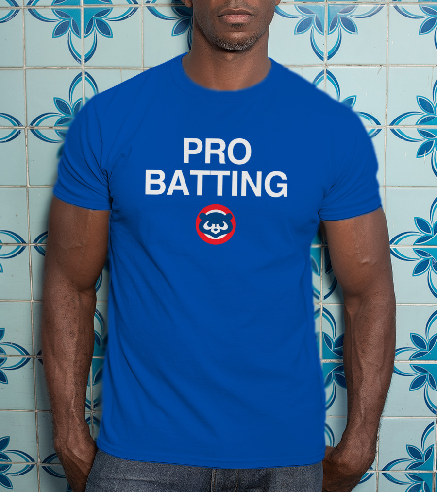 Pro Batting Matt Duffy Cubs Logo Obvious T-Shirt