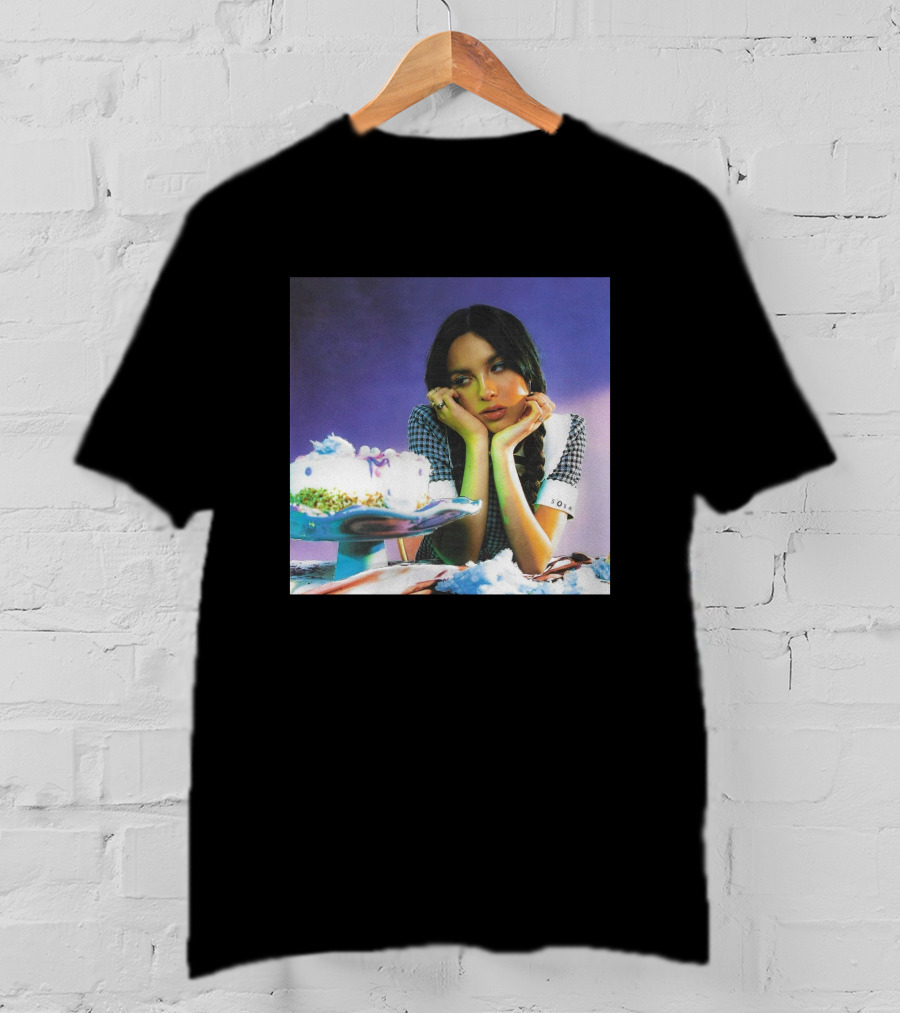 Olivia Rodrigo Sour Cake Photo Iconic Album Cover T-Shirt