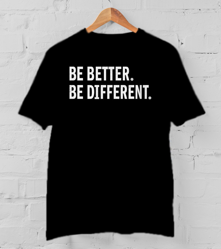 Be Better Be Different Giannis Basketball Motivation T-Shirt