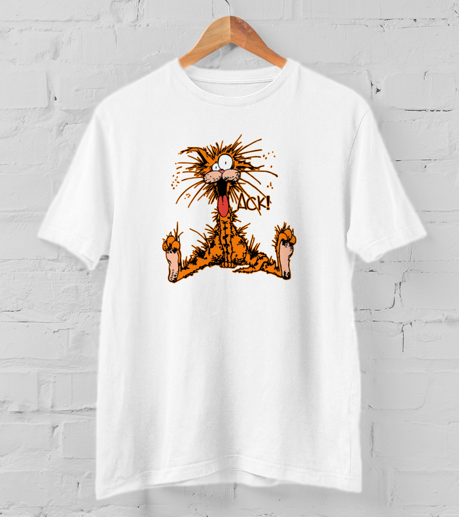 Bill The Cat Ack Iconic Comic Character Expression T-Shirt