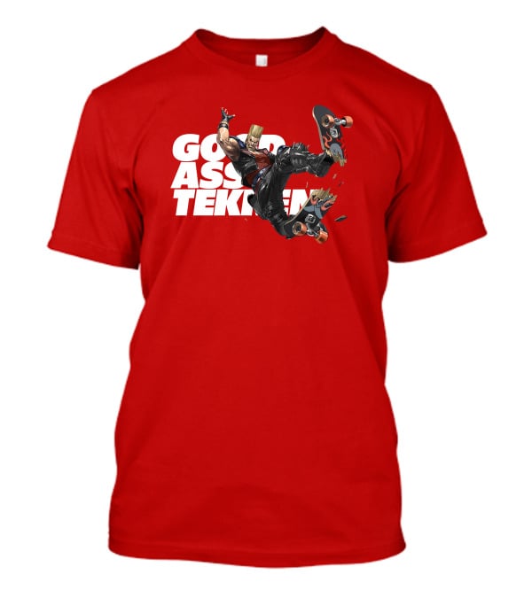 Thea Trinidad Good Ass Tekken Paul Phoenix Skateboarding T-Shirt