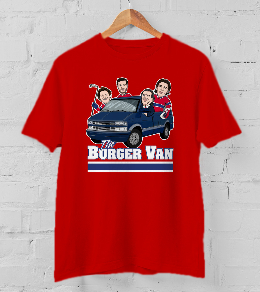 Burger Van Hockey Crew T-Shirt