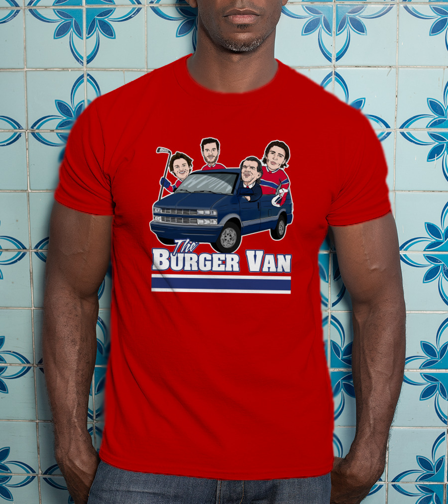 Burger Van Hockey Crew T-Shirt