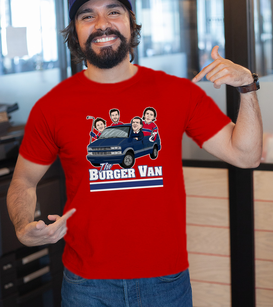 Burger Van Hockey Crew T-Shirt