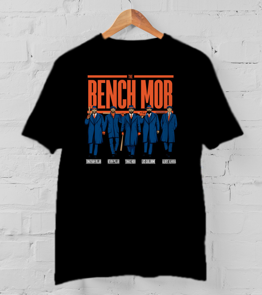 The Bench Mob Kevin Pillar Jonathan Villar Tomas Nido Luis Guillorme Albert Almora T-Shirt