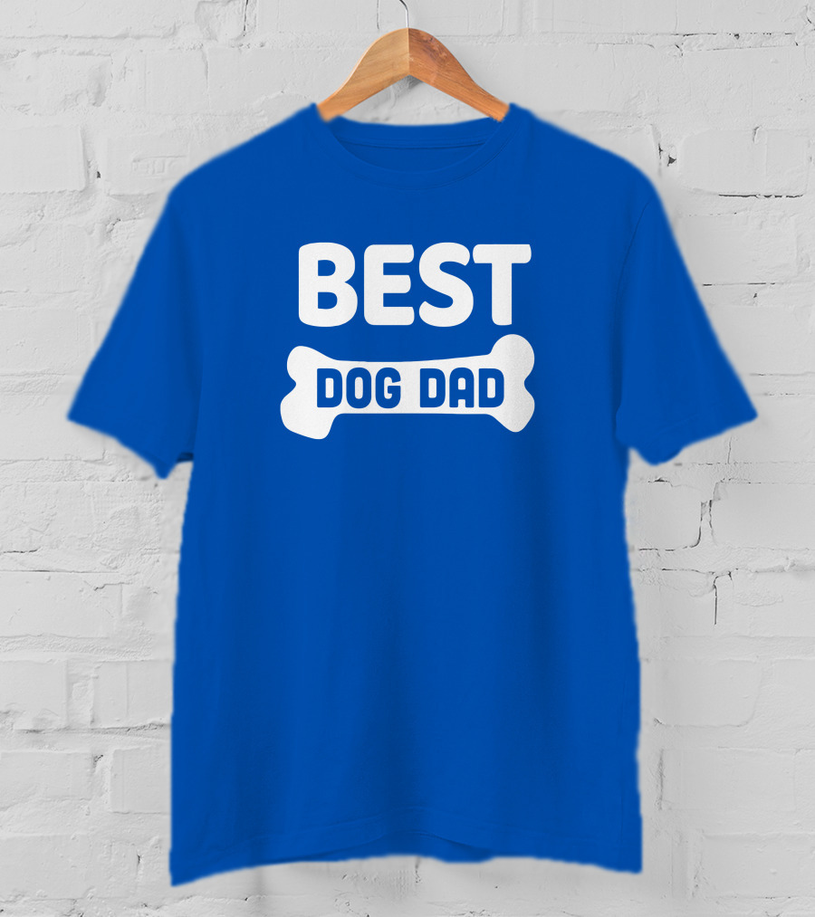 BEST DOG DAD Bone T-Shirt