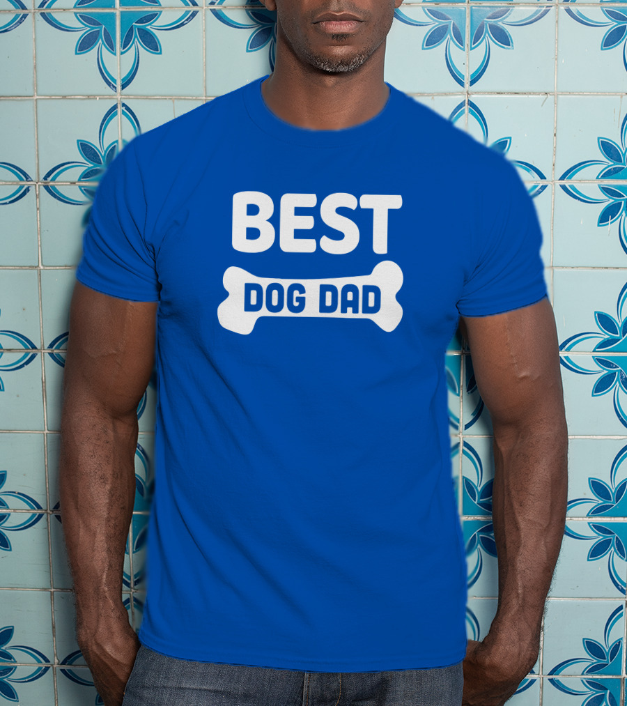 BEST DOG DAD Bone T-Shirt