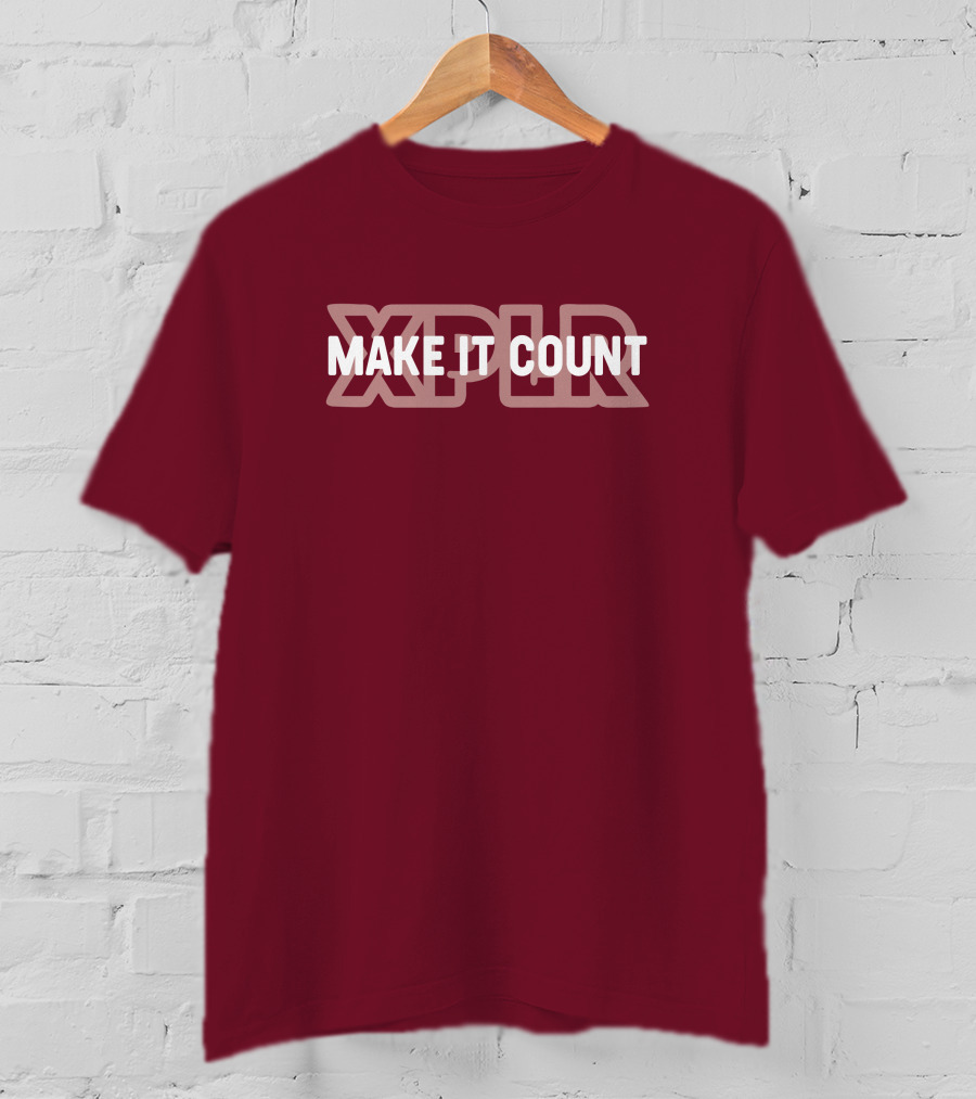XPLR Merch Make It Count T-Shirt