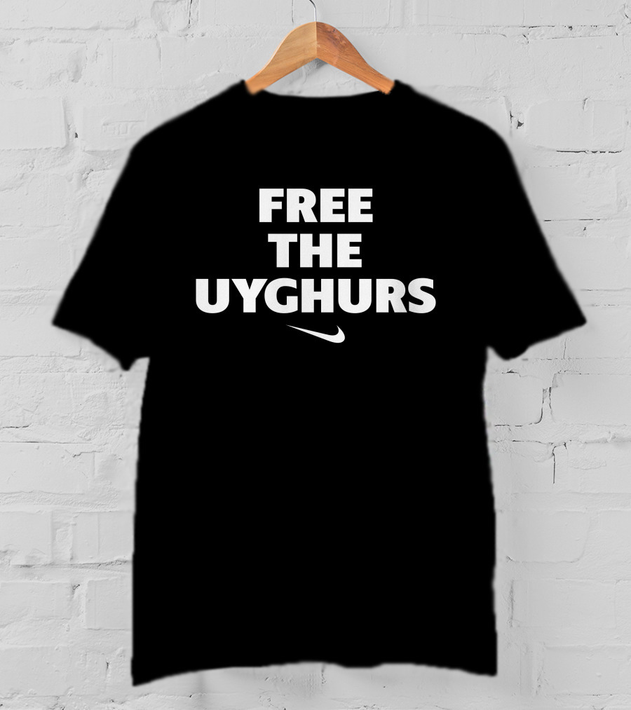 Free The Uyghurs Swoosh T-Shirt