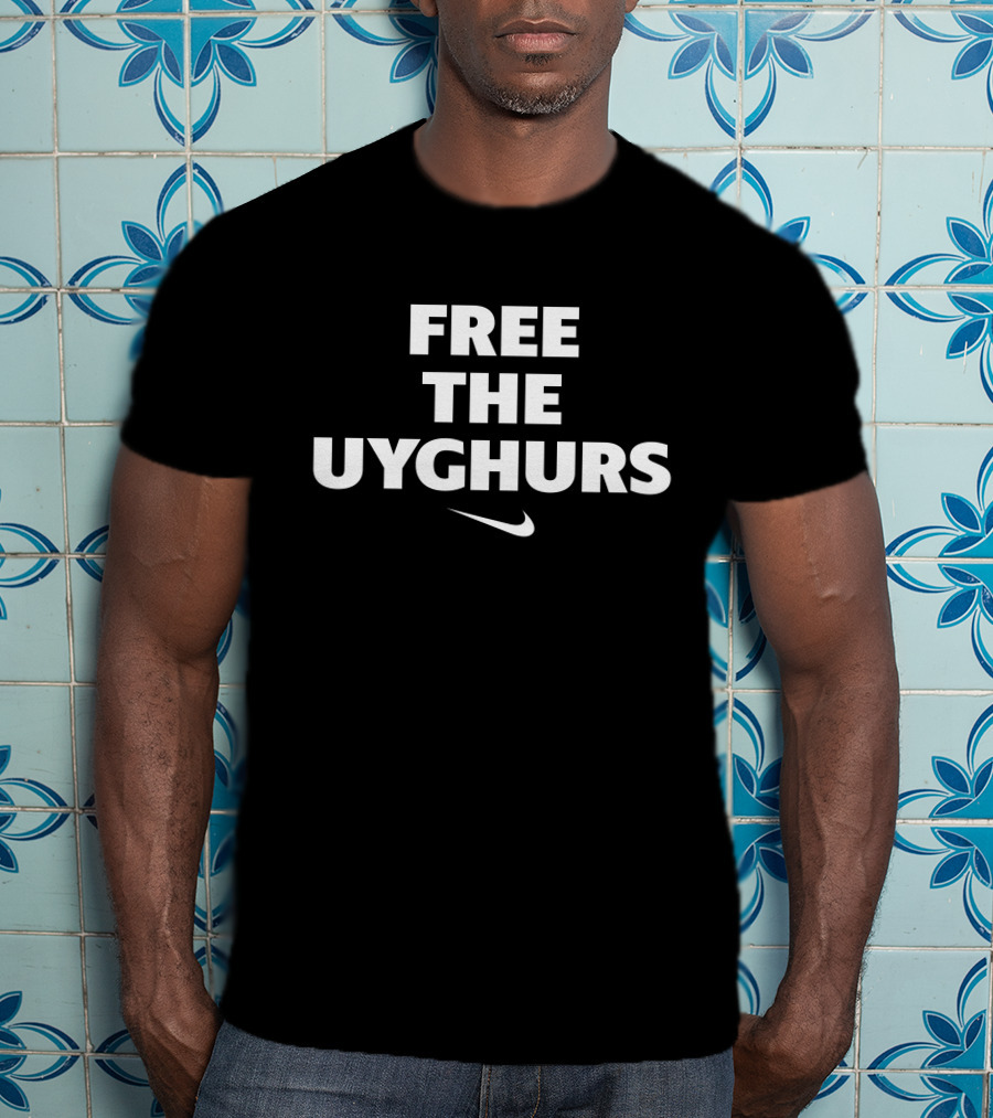 Free The Uyghurs Swoosh T-Shirt