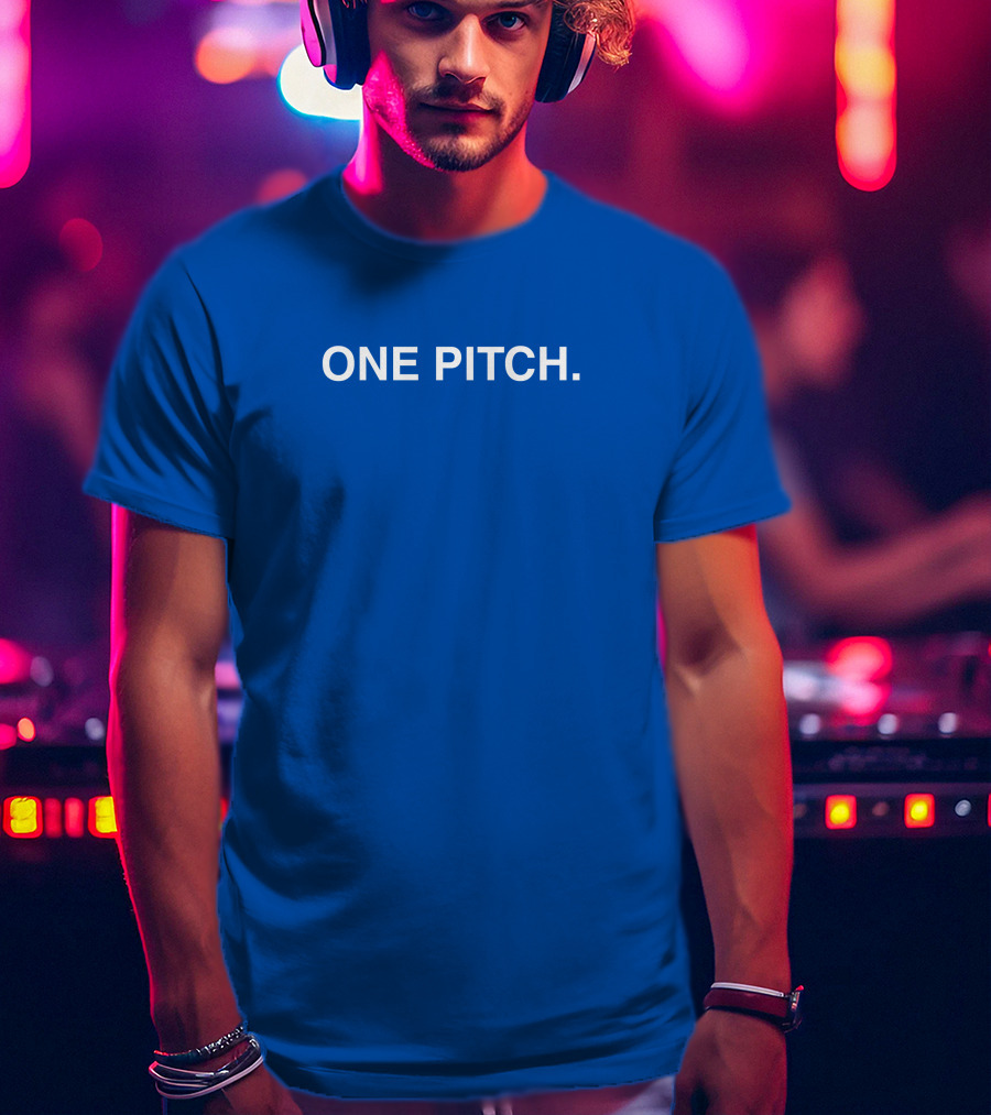 Obvious Merch One Pitch Blue T-Shirt