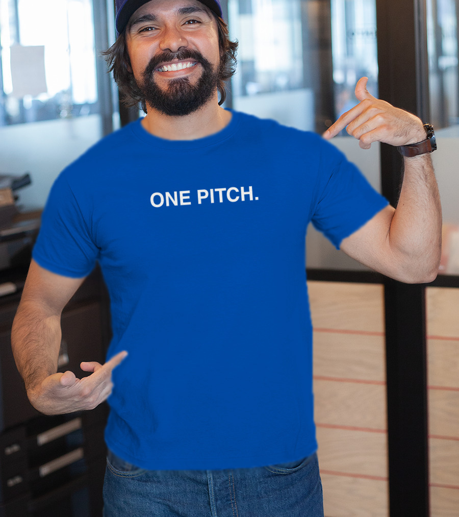 Obvious Merch One Pitch Blue T-Shirt