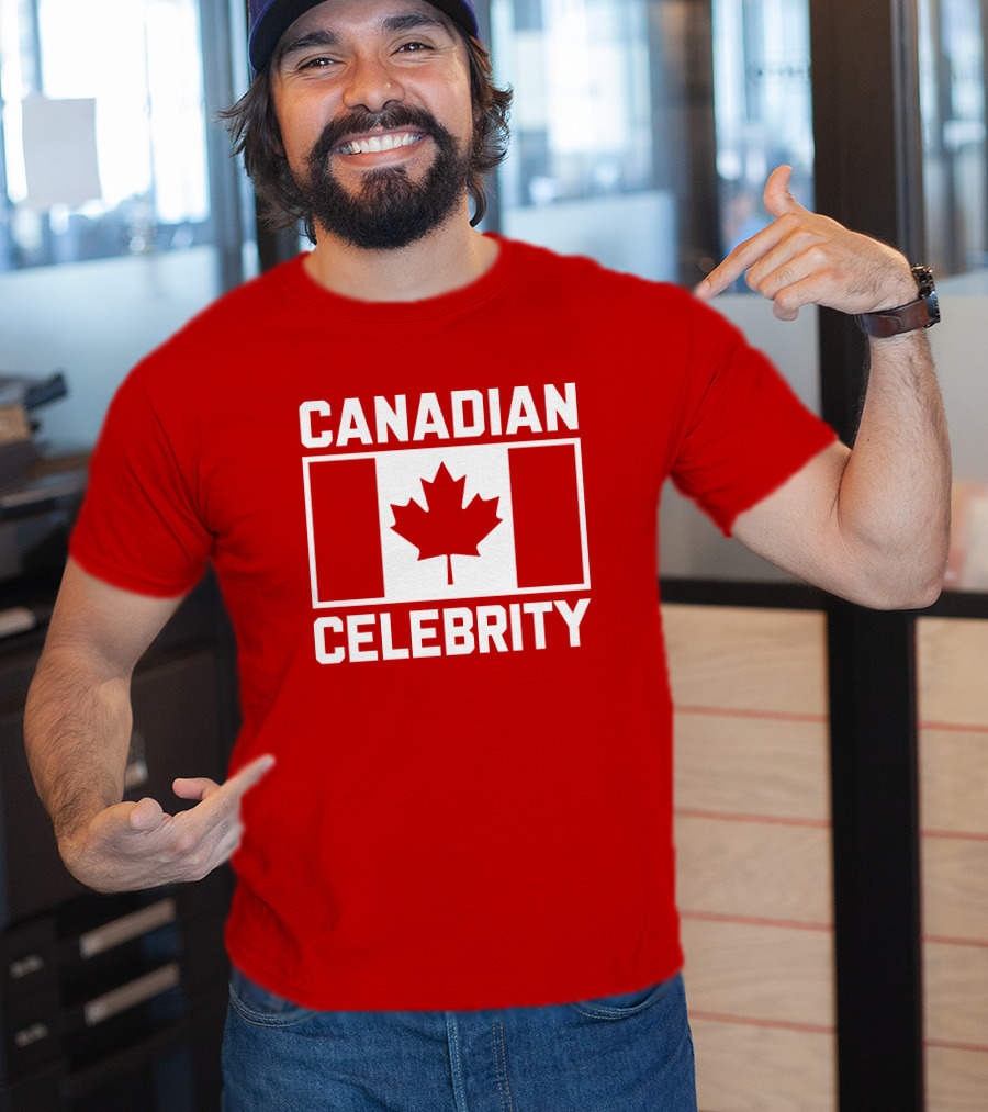 Canadian Celebrity Maple Leaf Flag Holy Elle T-Shirt