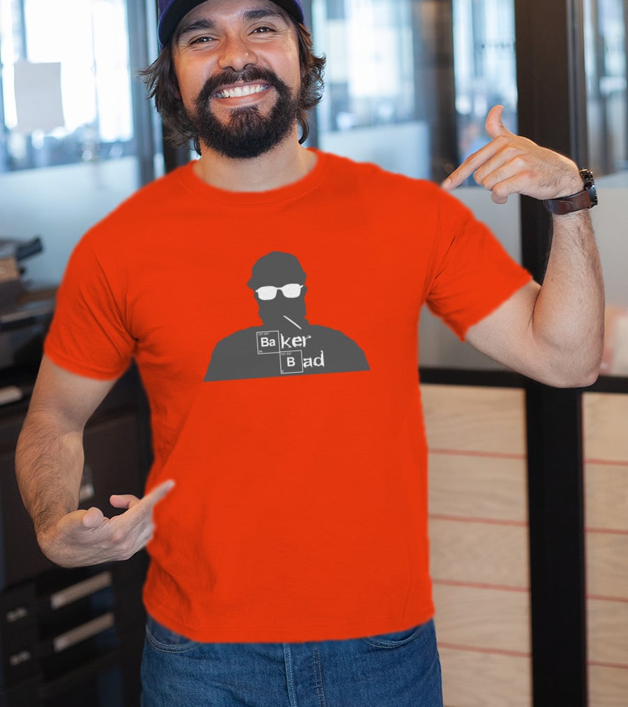 Apollohou Merch Baker Bad Dinn Mann Breaking Bad Inspired Walter T-Shirt