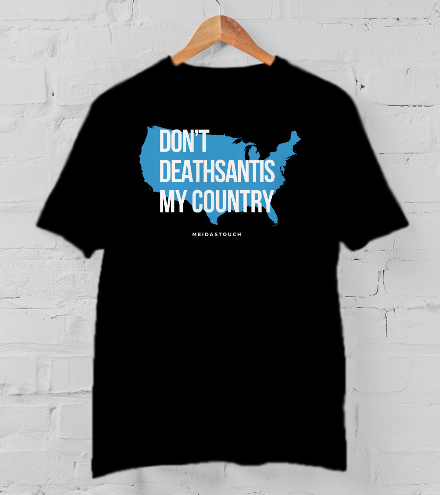 Meidastouch Don't Deathsantis My Country Shirt United States Map T-Shirt