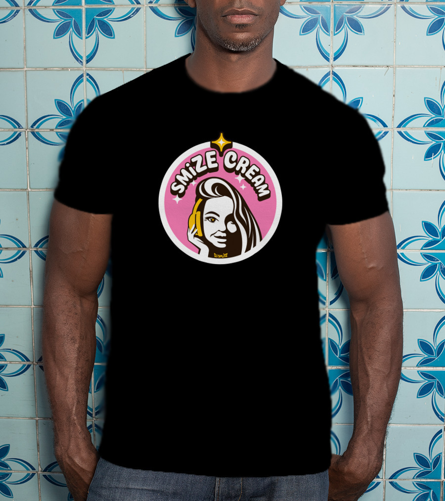 Smize Cream DJ Smize Pink Star T-Shirt
