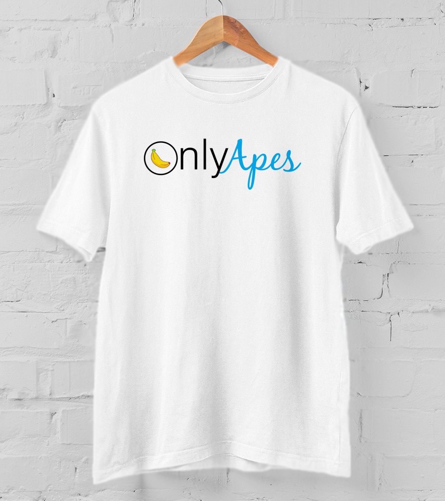 Primatesdaily Onlyapes Banana Logo Merch T-Shirt