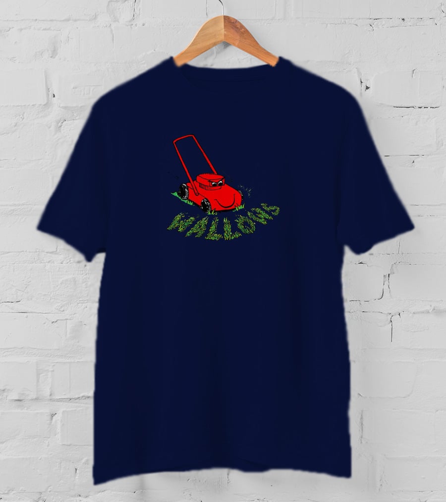 Wallows Lawnmower Grass Cut Red Machine Graphic Merchandise T-Shirt