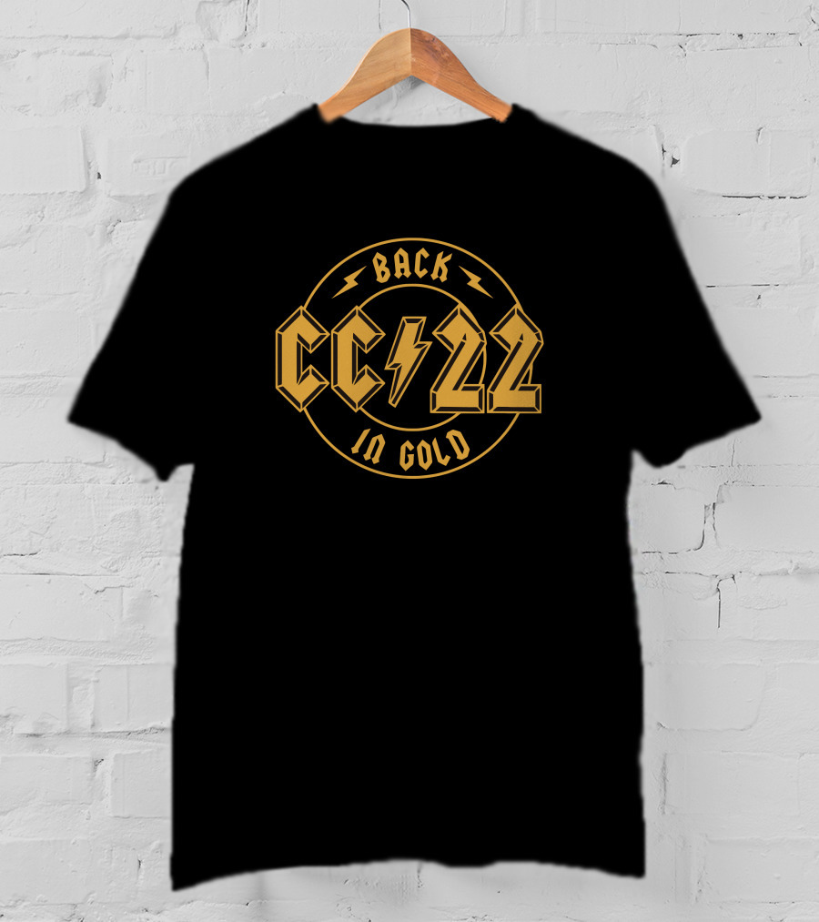 CC 22 Back In Gold Caitlin Clark T-Shirt