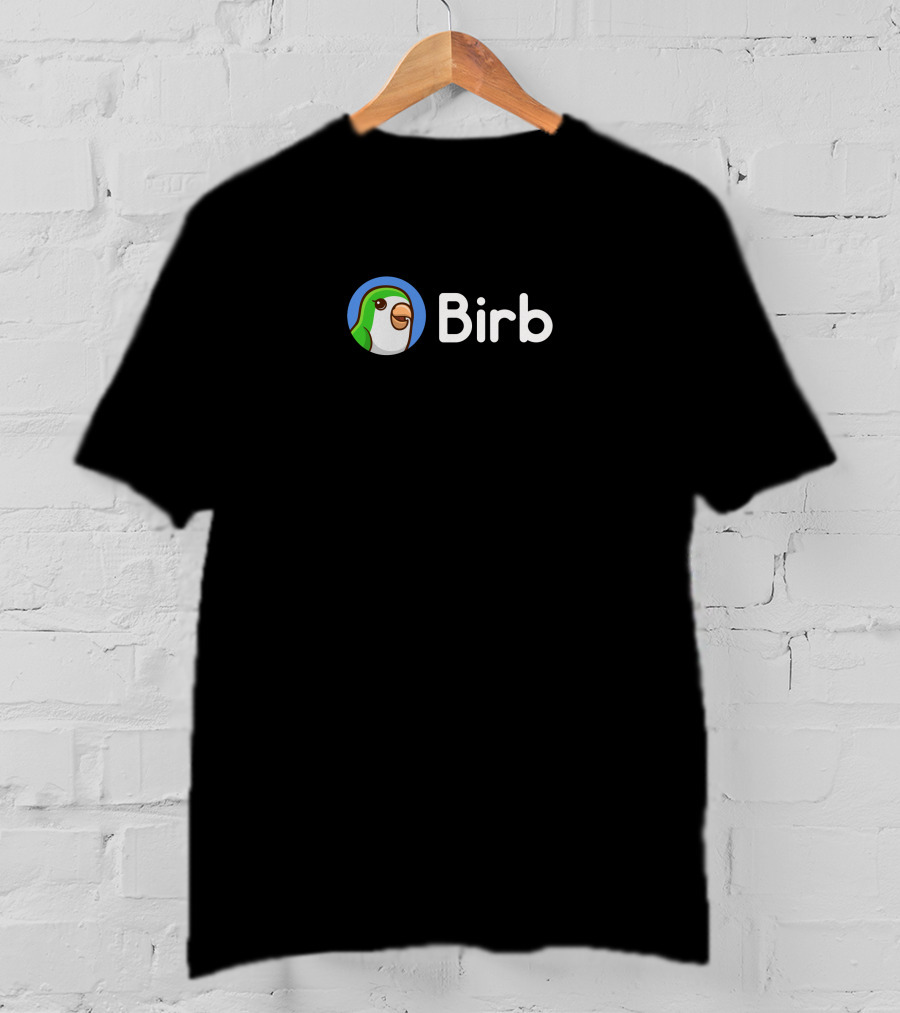 Birb Parrot Circular Cartoon T-Shirt