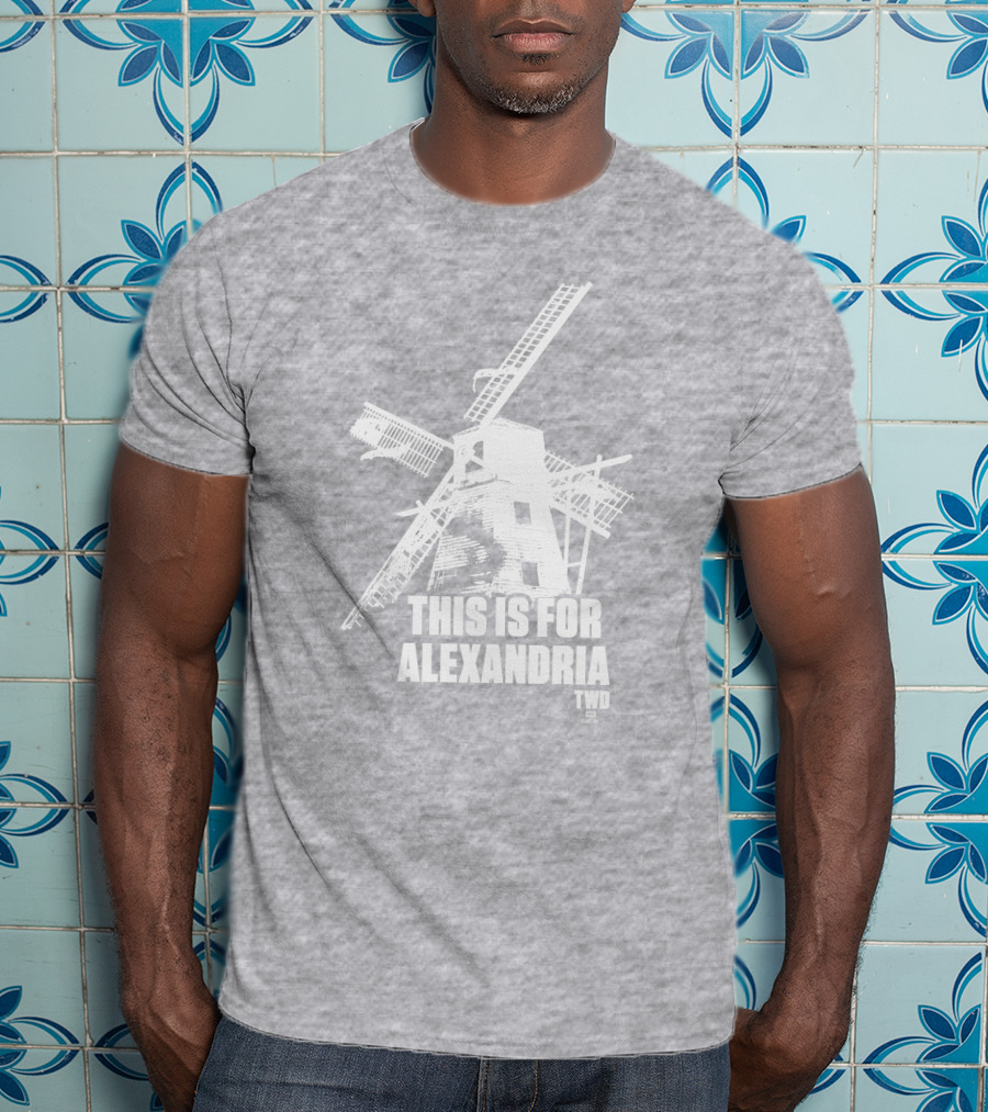 The Walking Dead TWD This Is For Alexandria Windmill T-Shirt