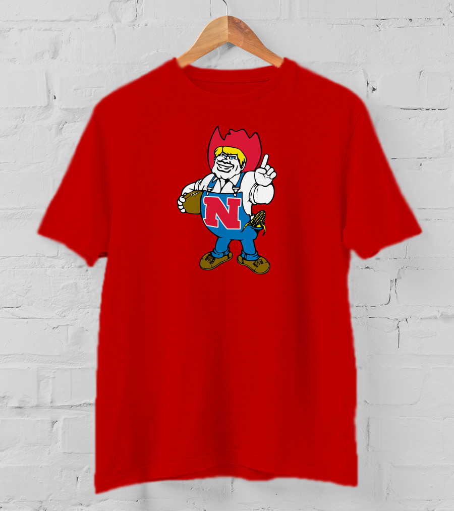 Herbie Husker Nebraska Football Cornhusker Mascot T-Shirt