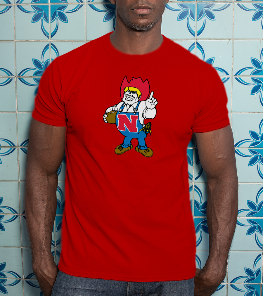 Herbie Husker Nebraska Football Cornhusker Mascot T-Shirt