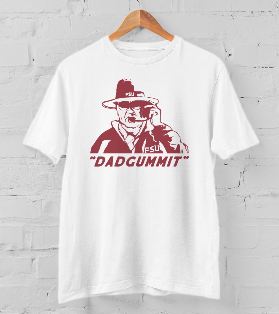 Homefiel Merch FSU Bobby Bowden Dadgummit T-Shirt