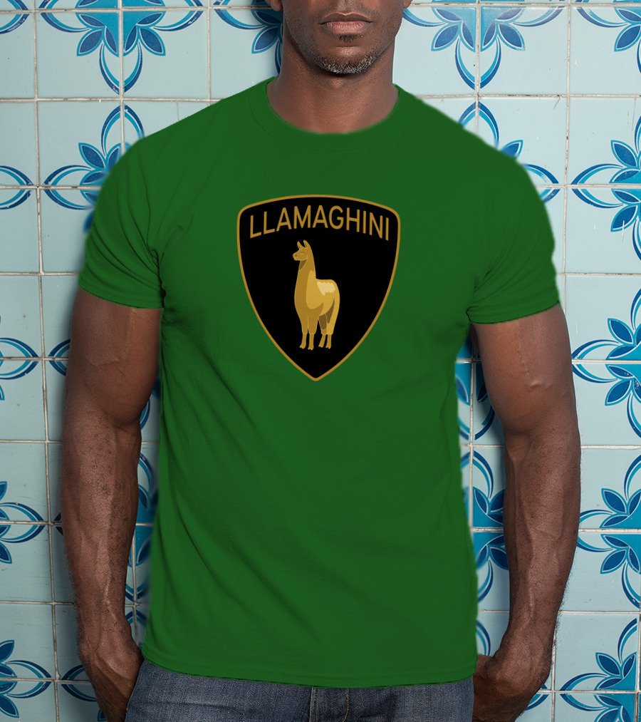 Llamaghini III Blipshift Shea Adam Emblem T-Shirt