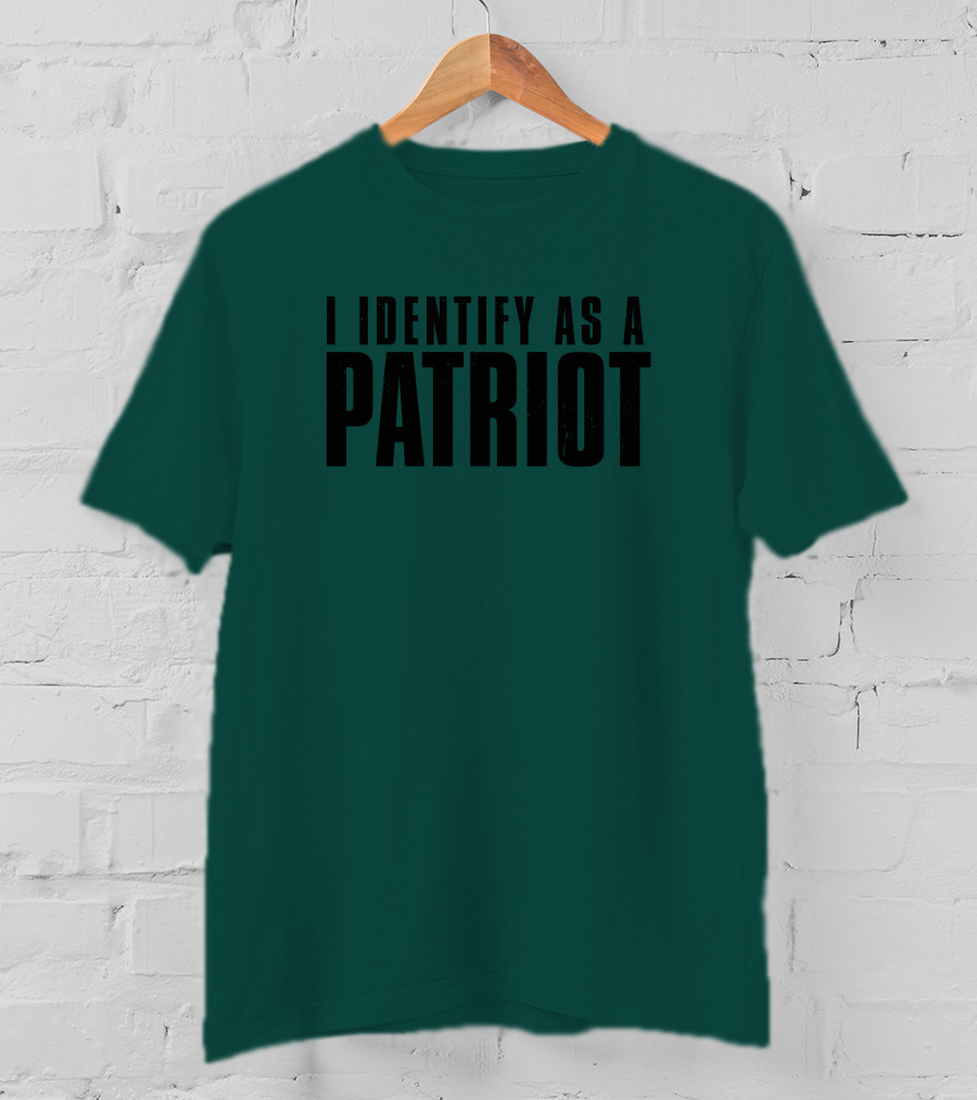 Patriot Crew Merch I Identify As A Patriot T-Shirt