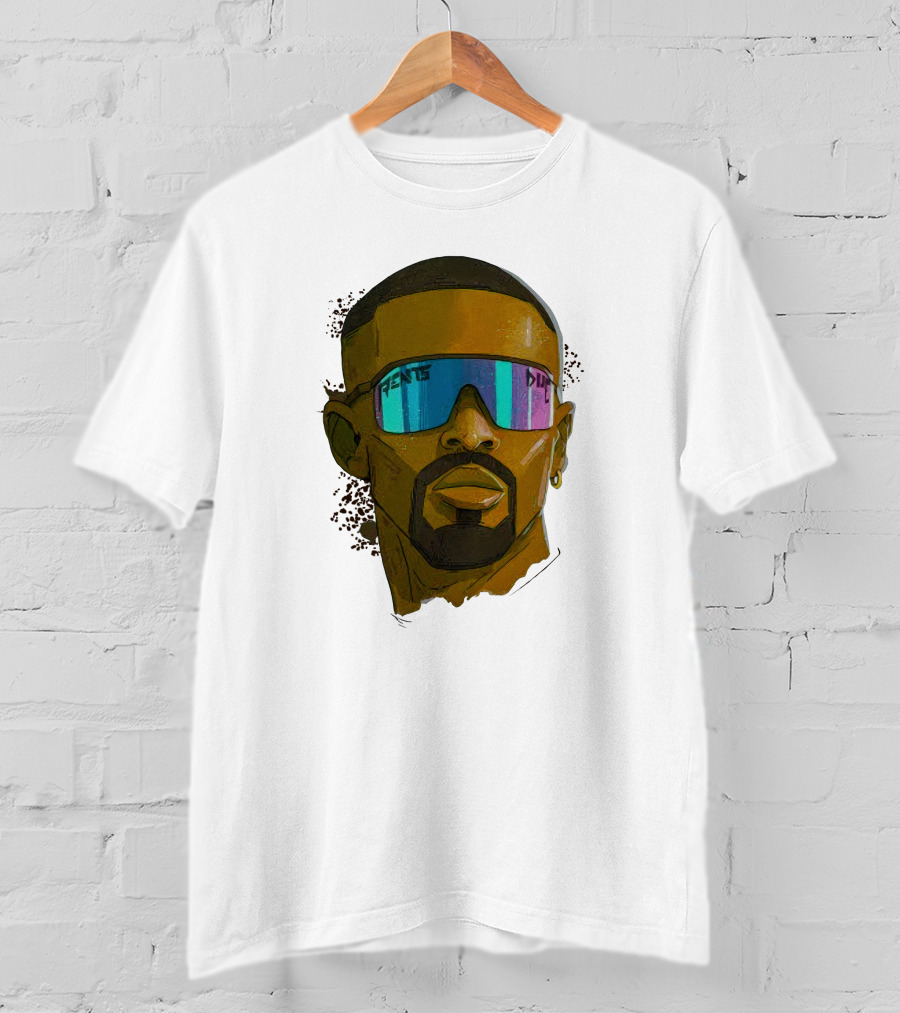 Jalen Hurts Painted Sunglasses T-Shirt