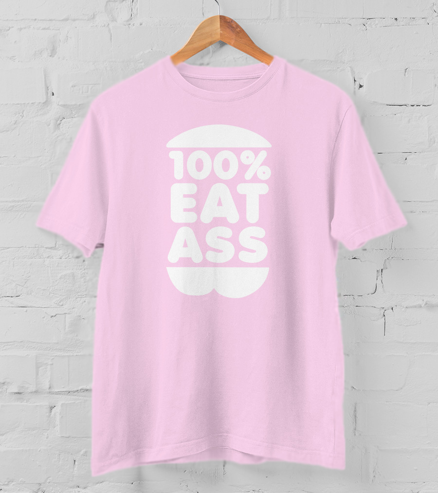 Rooster Teeth Store Face Jam 100% Eat Ass T-Shirt