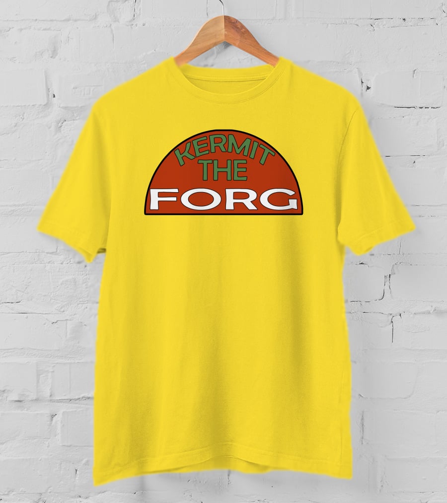 Kermit The Forg Muppet History Parody Humorous Play On Muppets Iconic Reference T-Shirt