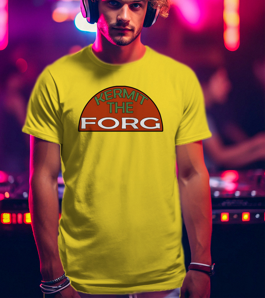 Kermit The Forg Muppet History Parody Humorous Play On Muppets Iconic Reference T-Shirt