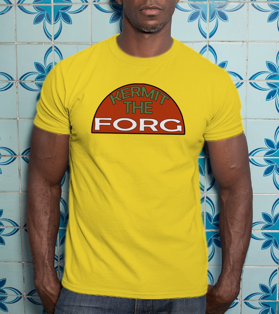 Kermit The Forg Muppet History Parody Humorous Play On Muppets Iconic Reference T-Shirt