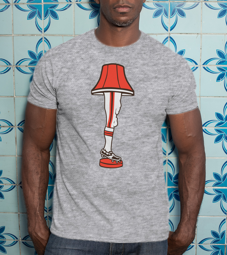 Jimmy Haslam WeBleedOhio Cleveland Football Leg Lamp T-Shirt