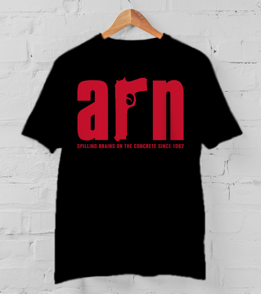 Arn Anderson Spilling Brains On The Concrete Since 1982 Sopranos Gimmicks T-Shirt