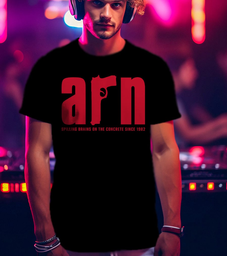 Arn Anderson Spilling Brains On The Concrete Since 1982 Sopranos Gimmicks T-Shirt