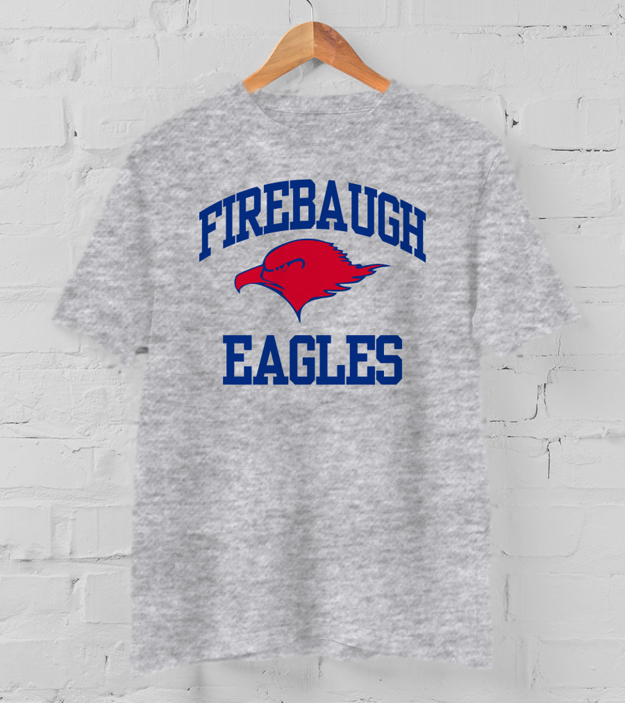 Josh Allen Firebaugh Eagles Buffalo Bills Red Blue Text T-Shirt