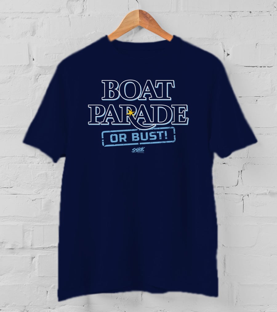 Boat Parade Or Bust Steven Stamkos NHL Celebration Sack T-Shirt