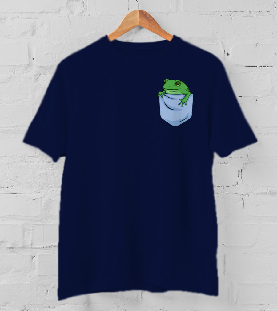 Jenna Lynn Meowri Frog In Pocket T-Shirt
