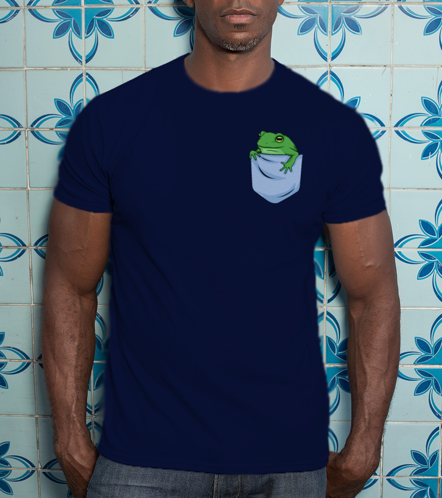 Jenna Lynn Meowri Frog In Pocket T-Shirt