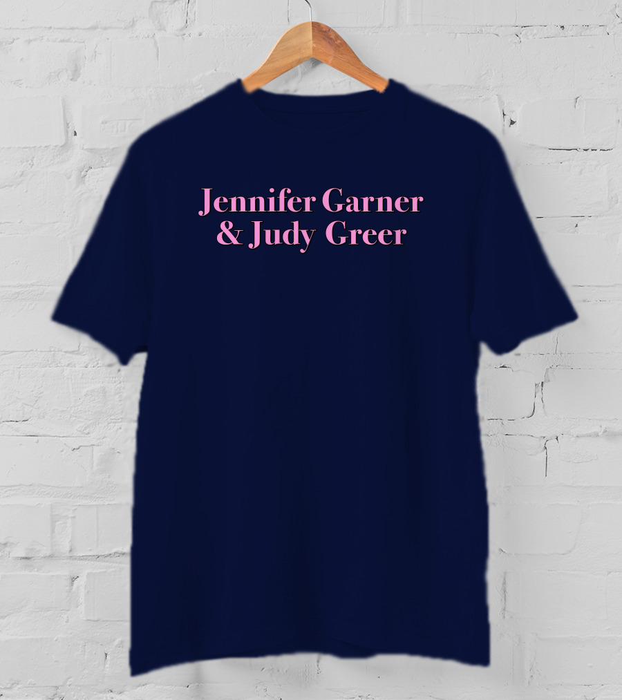 Super Yaki Jennifer Garner And Judy Greer Navy T-Shirt
