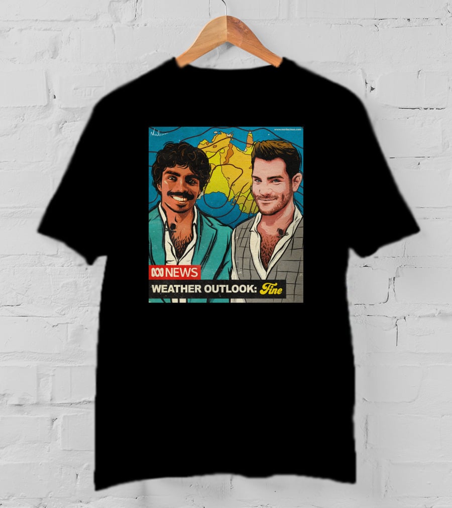 ABC News Weather Outlook Fine Nate Byrne Tony Armstrong T-Shirt