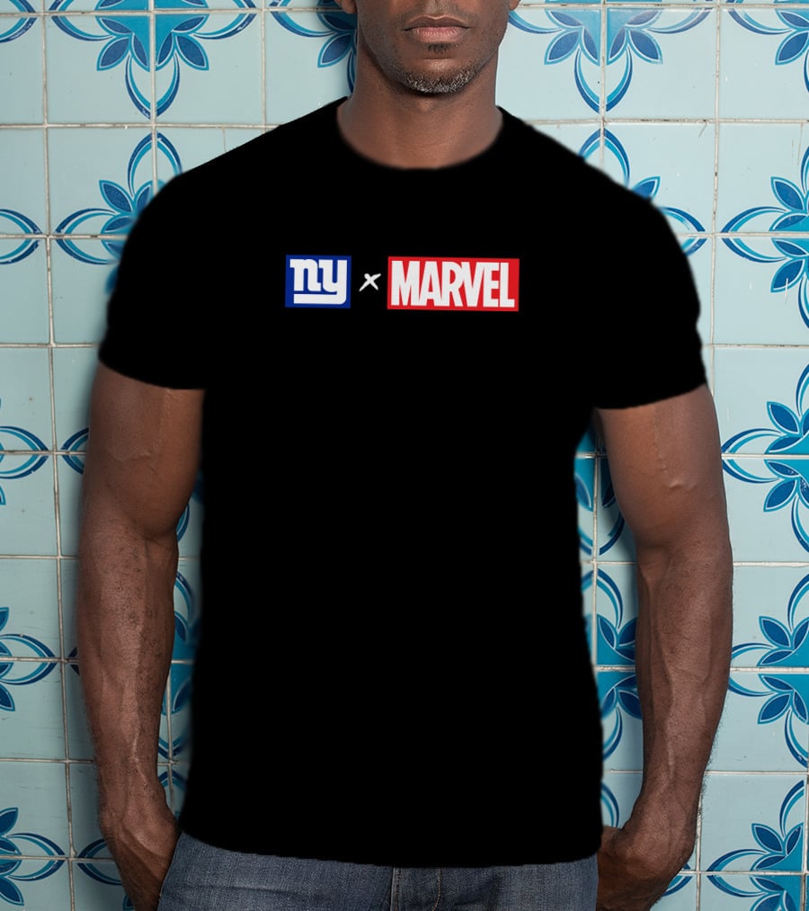 Logan Ryan New York Giants NY X Marvel Collaboration T-Shirt