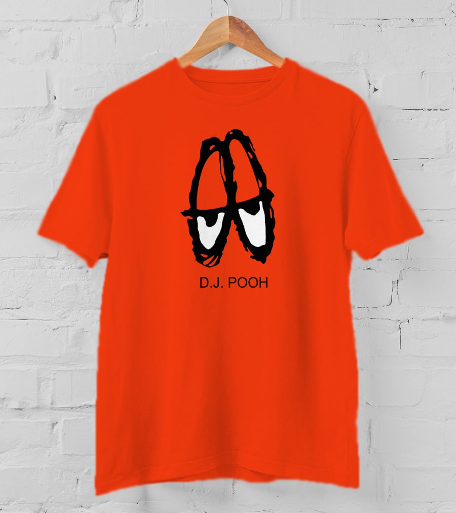 D.J. Pooh Orange Shoes T-Shirt