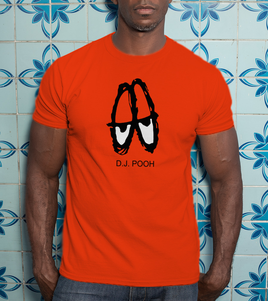 D.J. Pooh Orange Shoes T-Shirt