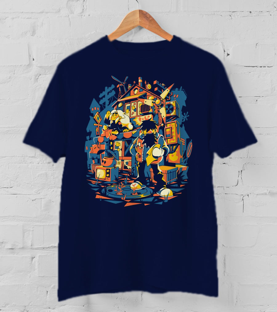 Adventure Bound Eastward Fangamer Video Game Art Retro Style Journey T-Shirt